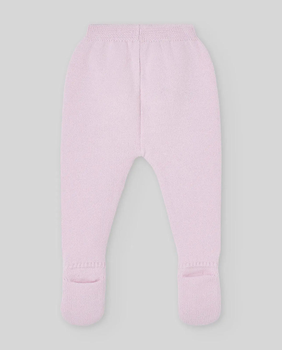 Baby Girls Knitted Bonnet, Jumper & Leggings Set Nai in Light Pink & Cream
