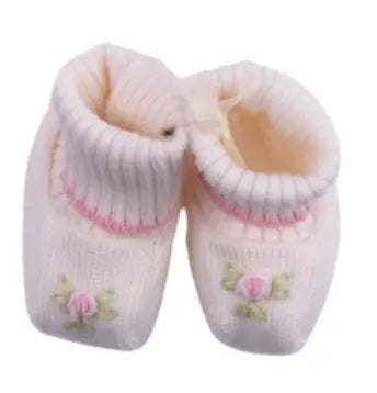 Blue Almonds Ltd Baby Girls Knitted Wool Floral Set Bimbalo