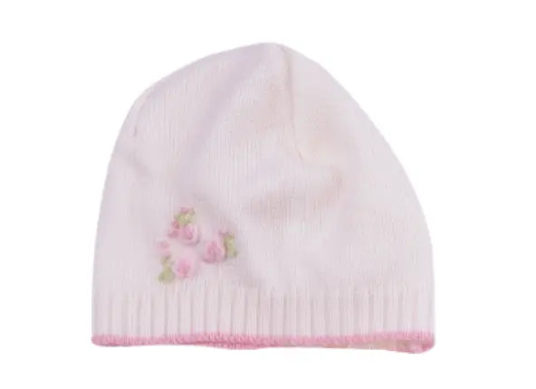 Blue Almonds Ltd Baby Girls Knitted Wool Floral Set Bimbalo
