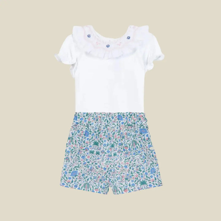 Blue Almonds Ltd Baby Girls Liberty Shorts Set Tartine et Chocolat