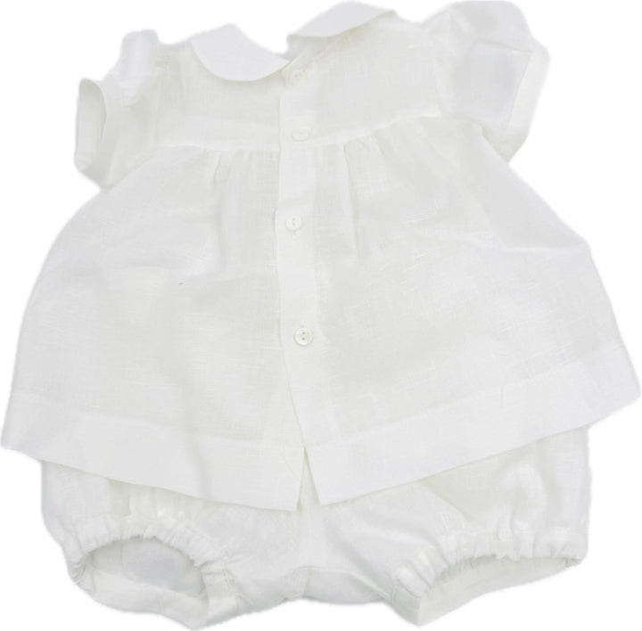 Blue Almonds Ltd Baby Girls Linen Dress Set Bimbalo