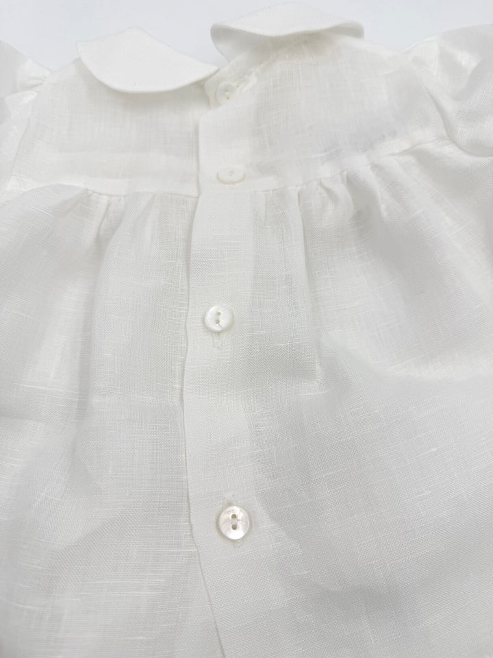 Blue Almonds Ltd Baby Girls Linen Dress Set Bimbalo