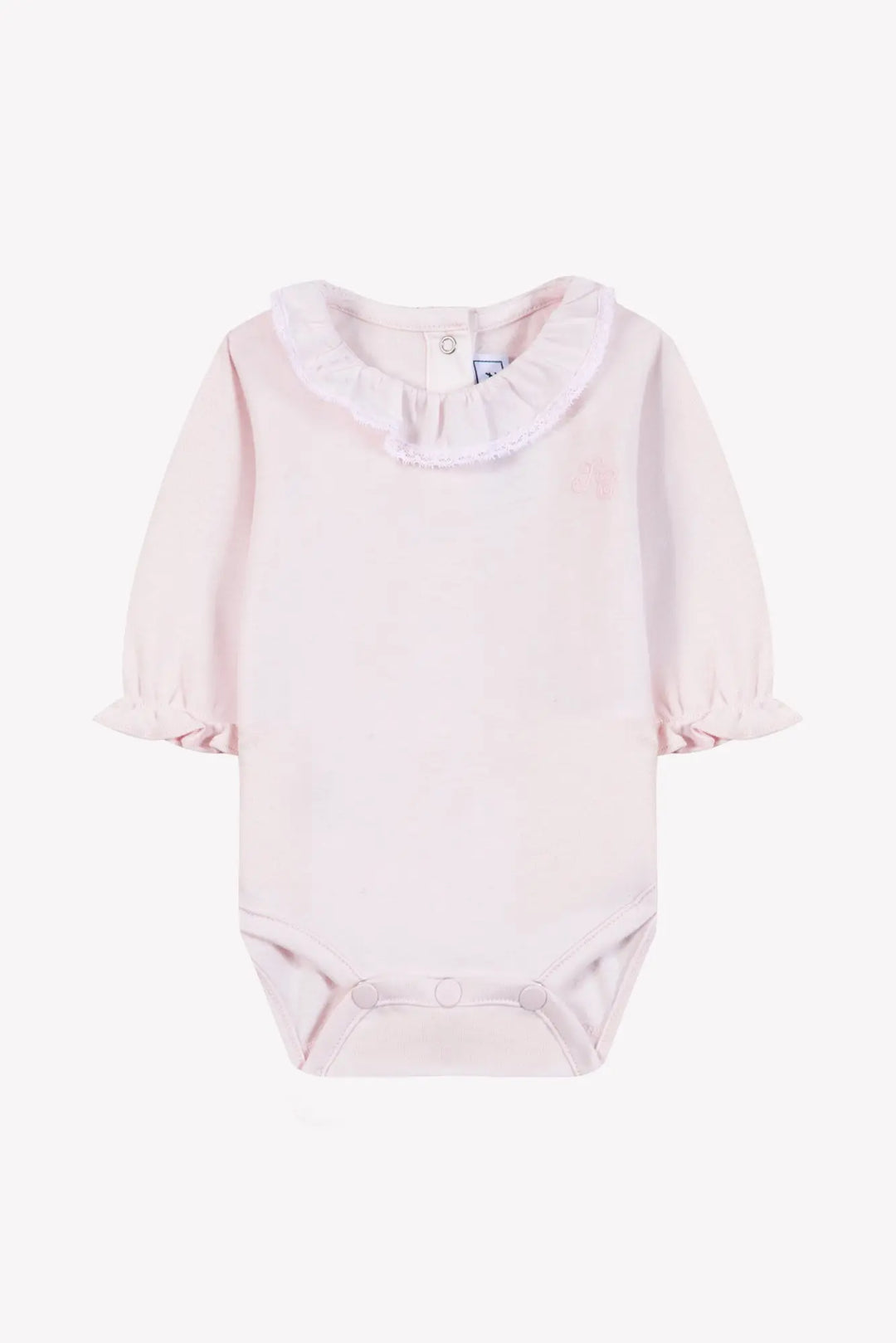 Blue Almonds Ltd Baby Girls Mid-Grey Marl Dress & Blush Pink Bodysuit Set Tartine et Chocolat