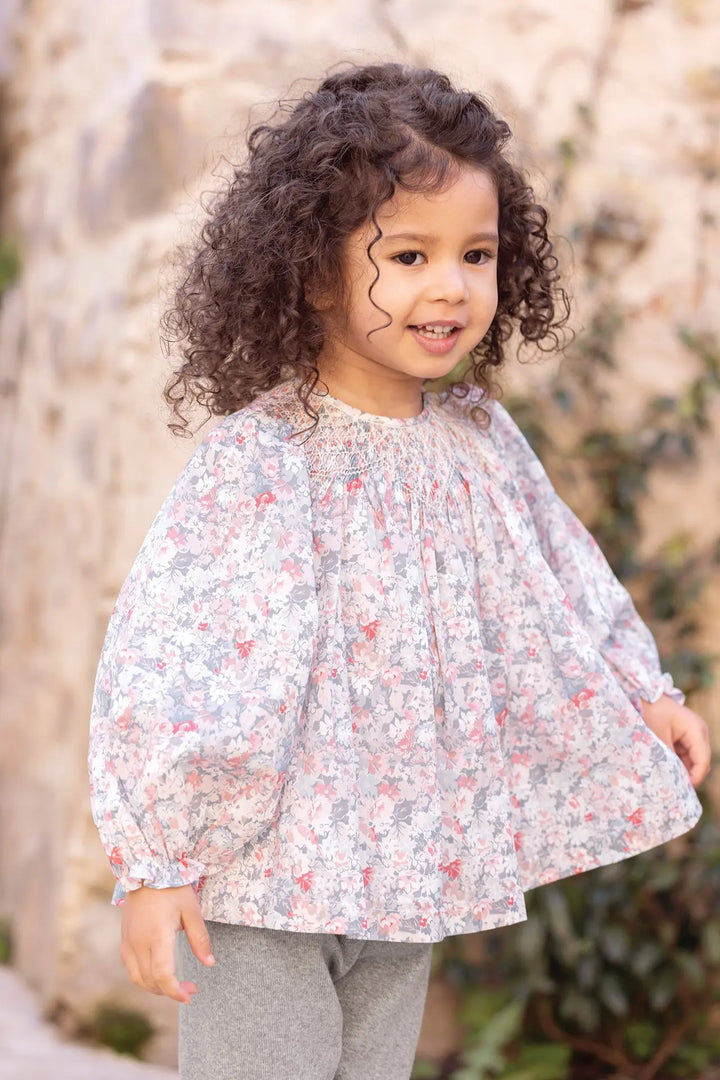Blue Almonds Ltd Baby Girls Mid Grey Two-Piece Set Tartine et Chocolat