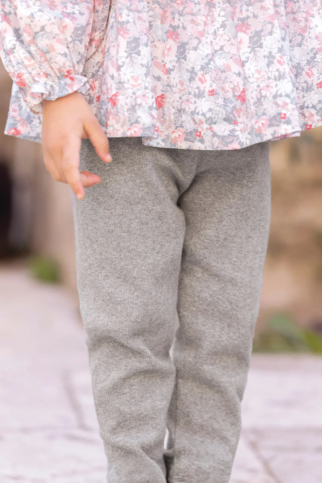Blue Almonds Ltd Baby Girls Mid Grey Two-Piece Set Tartine et Chocolat