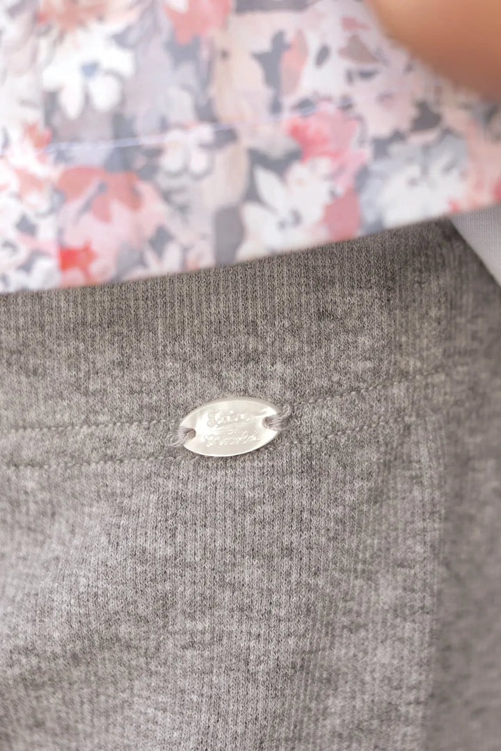 Blue Almonds Ltd Baby Girls Mid Grey Two-Piece Set Tartine et Chocolat