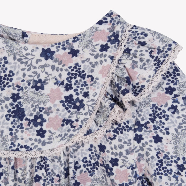 Blue Almonds Ltd Baby Girls Navy Floral Blouse & Leggings Set Tartine et Chocolat