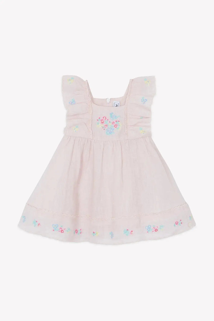 Blue Almonds Ltd Baby Girls Dress - Pale Pink Tartine et Chocolat