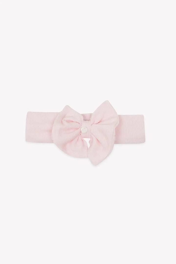Blue Almonds Ltd Baby Girls Headband - Pale Pink Tartine et Chocolat