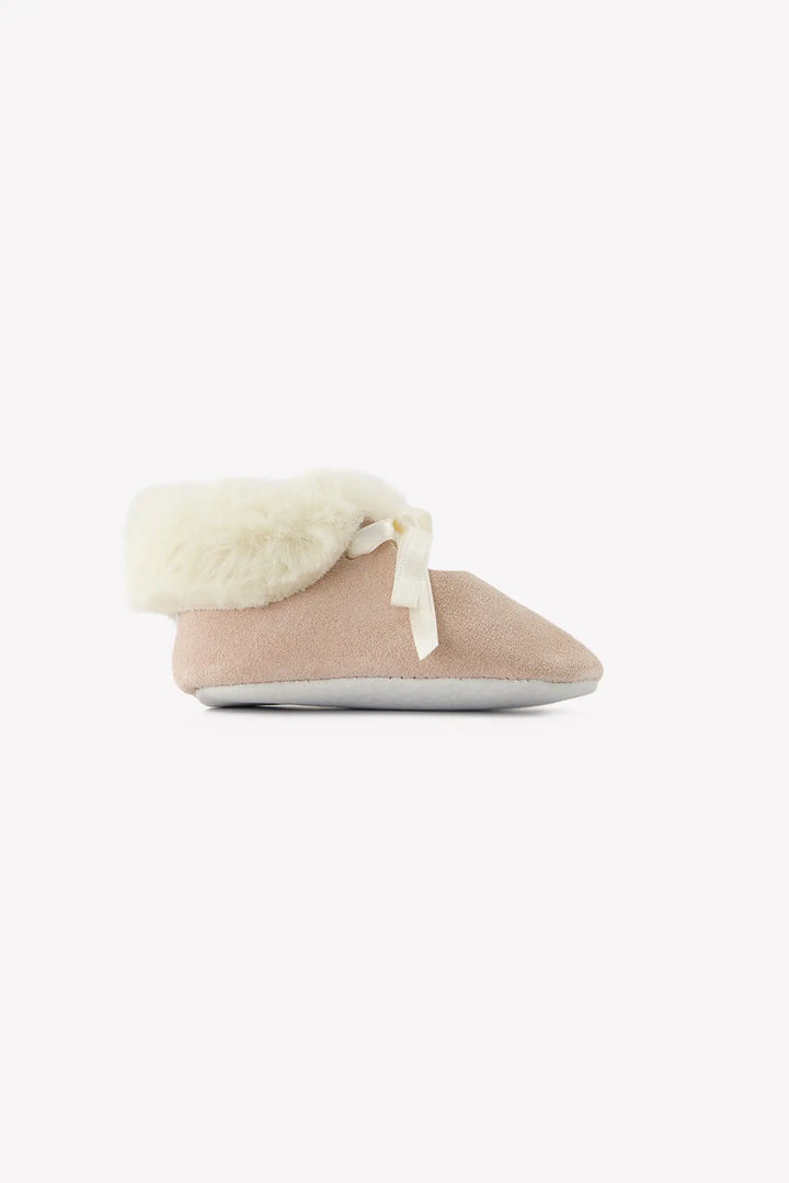 Blue Almonds Ltd Baby Girls Pale Pink Winter Booties Tartine et Chocolat