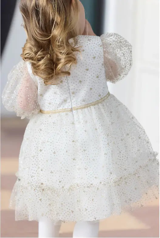 Blue Almonds Ltd Baby Girls Party Glitter Tulle Dress Tartine et Chocolat