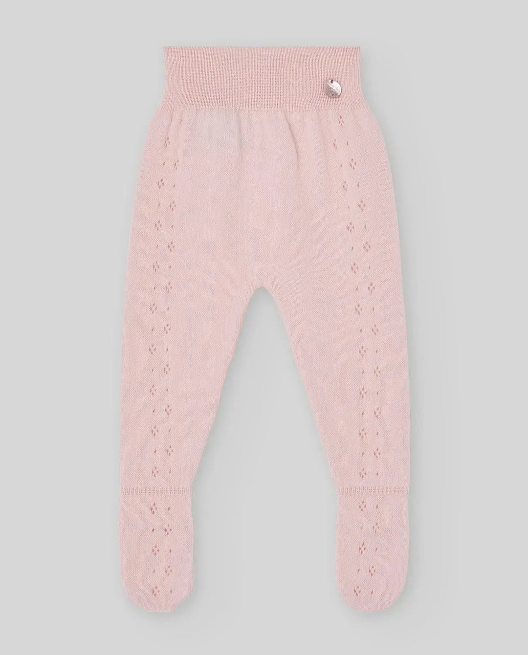 Blue Almonds Ltd KNIT NEWBORN LEGGINS ESSENTIA V26 - Pastel Pink Paz Rodriguez