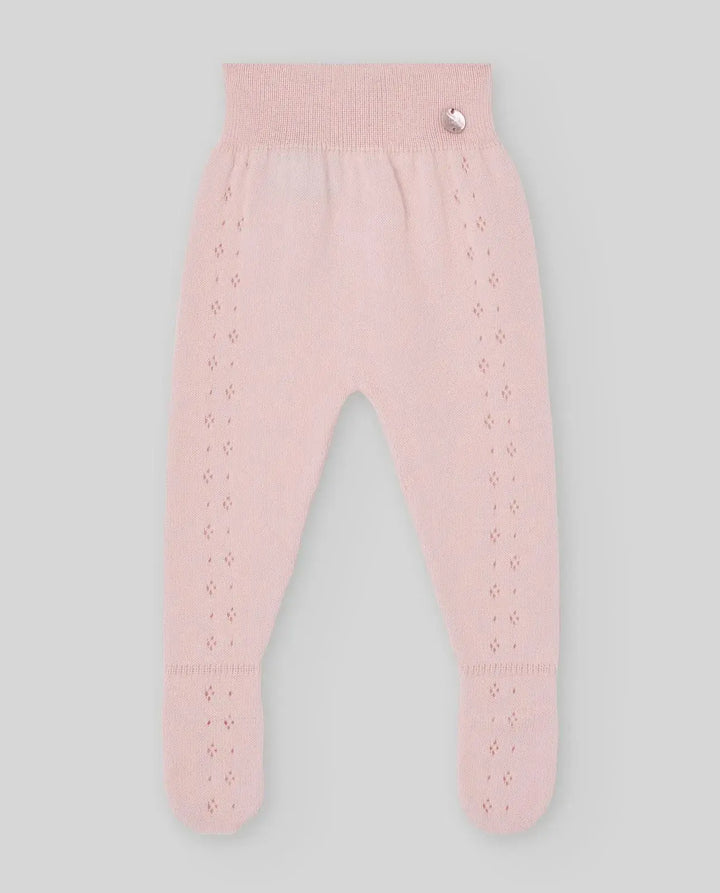 Blue Almonds Ltd KNIT NEWBORN LEGGINS ESSENTIA V26 - Pastel Pink Paz Rodriguez