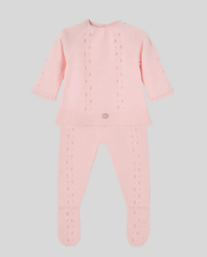 Blue Almonds Ltd Baby Girls Set in Pastel Pink Paz Rodriguez