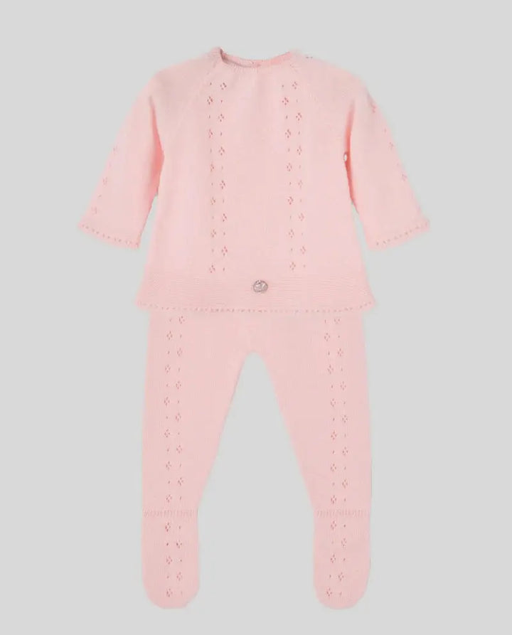 Blue Almonds Ltd Baby Girls Set in Pastel Pink Paz Rodriguez