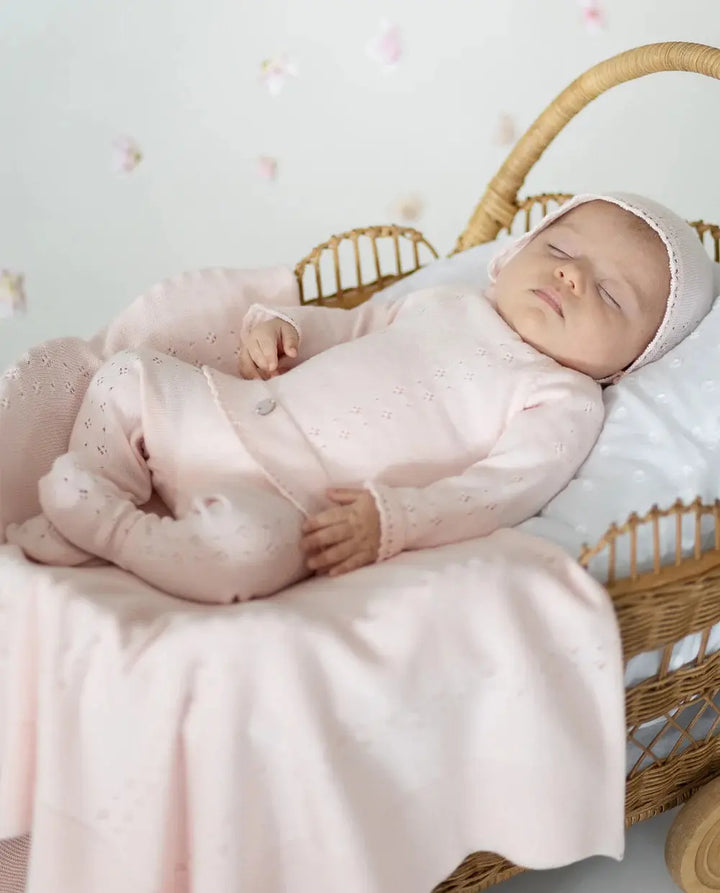 Blue Almonds Ltd Baby Girls Set in Pastel Pink Paz Rodriguez