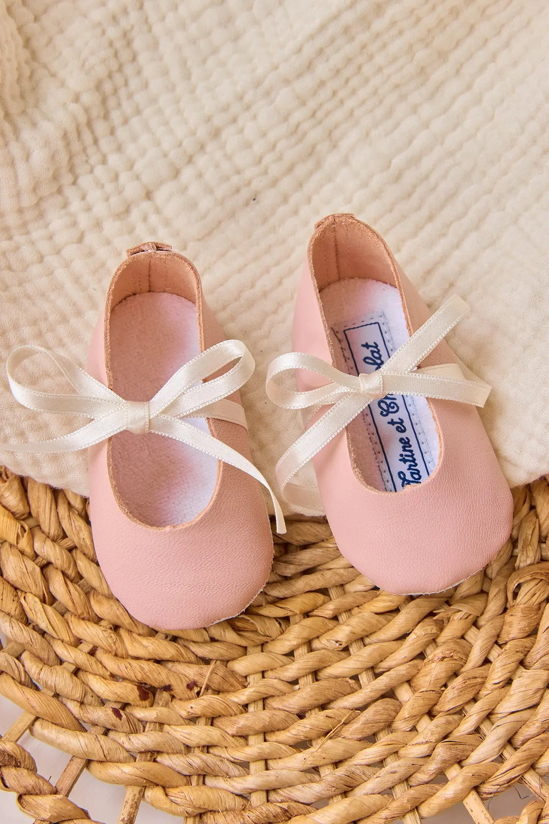 Blue Almonds Ltd Baby Girls Shoes - Pale Pink Tartine et Chocolat