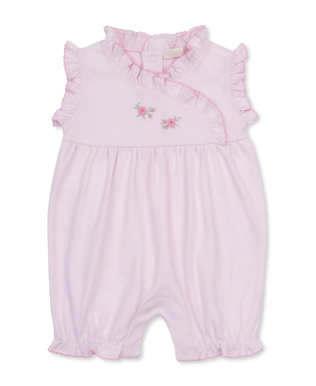 Blue Almonds Ltd Baby Girls Sleeveless Playsuit - Cottage Roses Kissy Kissy