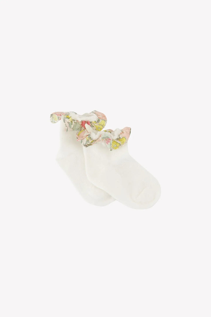 Blue Almonds Ltd Baby Girls Socks - Citrus Tartine et Chocolat