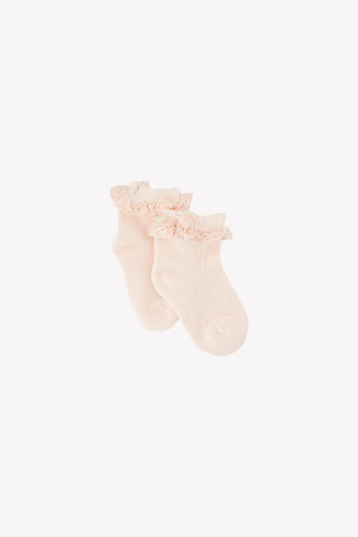 Blue Almonds Ltd Baby Girls Socks - Pink Tartine et Chocolat