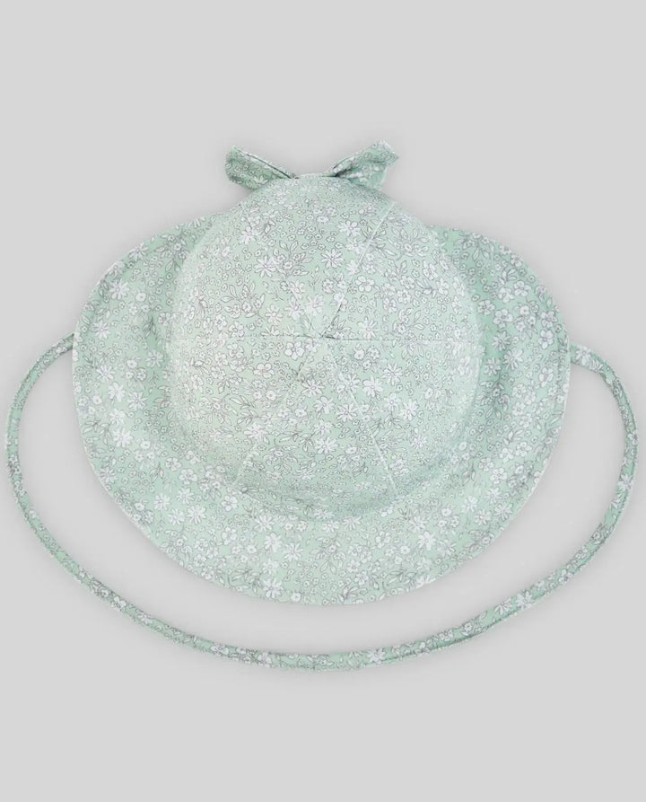 Blue Almonds Ltd KNIT NEWBORN HAT BAO V26 - Agave Green Paz Rodriguez