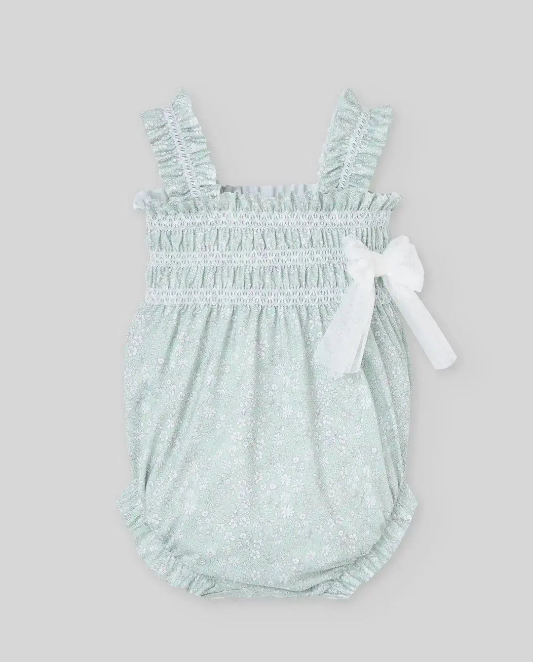Blue Almonds Ltd KNIT NEWBORN SWIMSUIT BAO V26 - Agave Green Paz Rodriguez