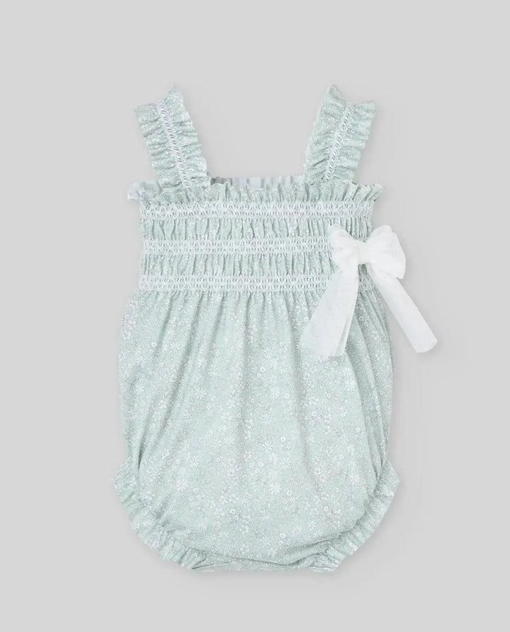 Blue Almonds Ltd KNIT NEWBORN SWIMSUIT BAO V26 - Agave Green Paz Rodriguez
