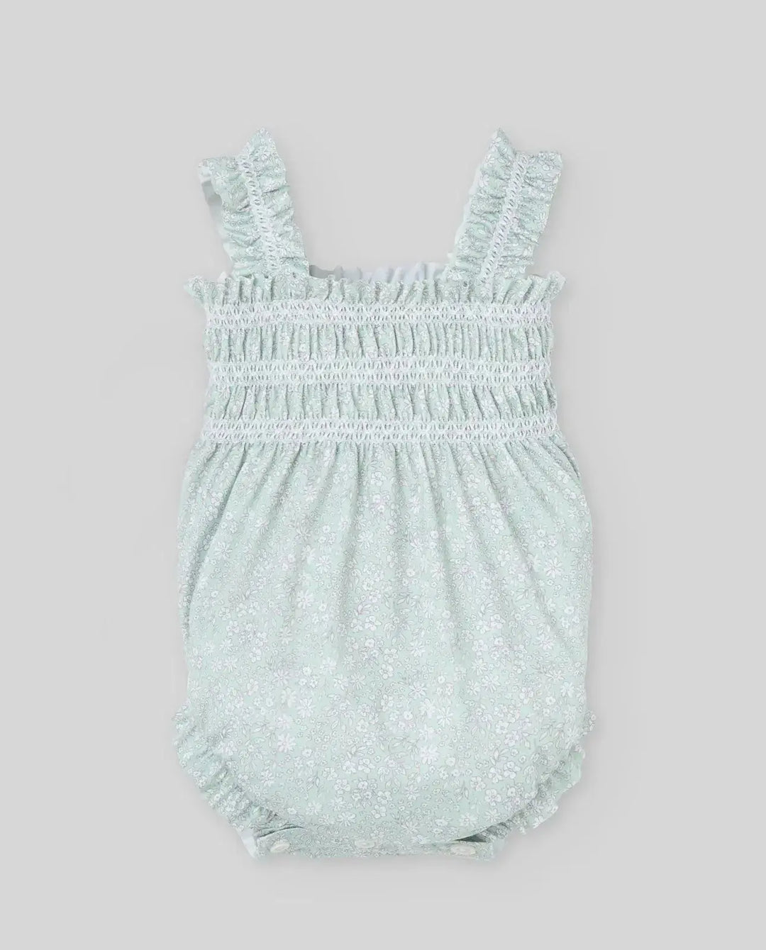 Blue Almonds Ltd KNIT NEWBORN SWIMSUIT BAO V26 - Agave Green Paz Rodriguez