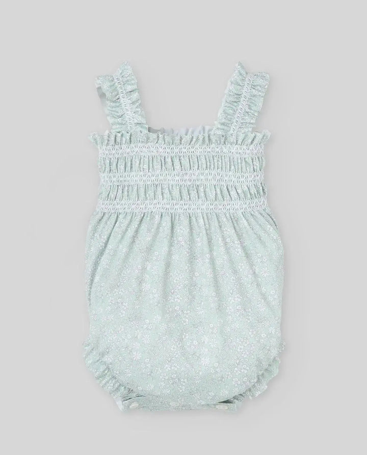 Blue Almonds Ltd KNIT NEWBORN SWIMSUIT BAO V26 - Agave Green Paz Rodriguez