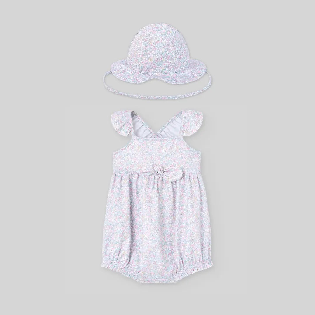 Blue Almonds Ltd Baby Girls Swimsuit Set in Lavender Paz Rodriguez