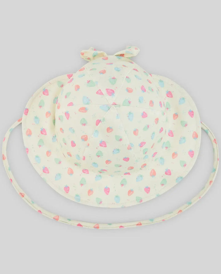 Blue Almonds Ltd KNIT NEWBORN HAT BAO V26 - Lemon Yellow Paz Rodriguez