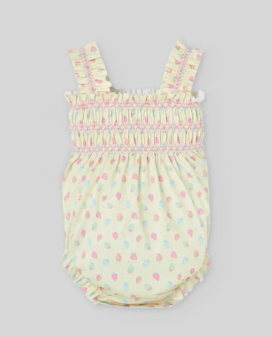 Blue Almonds Ltd KNIT NEWBORN SWIMSUIT BAO V26 - Lemon Yellow Paz Rodriguez