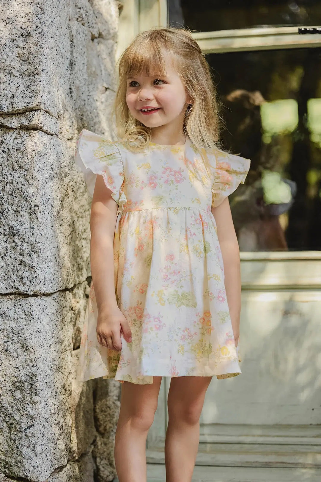 Blue Almonds Ltd Baby Girls Vintage Floral Dress Set Tartine et Chocolat