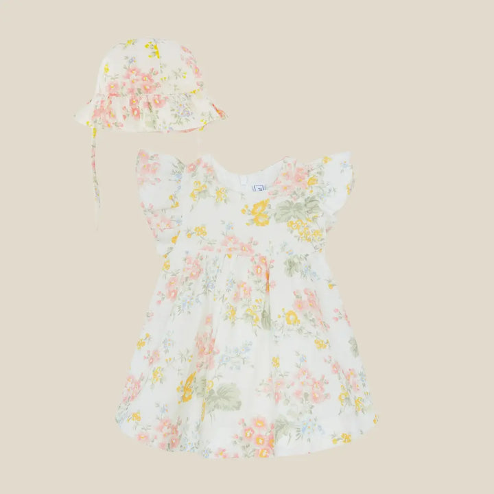 Blue Almonds Ltd Baby Girls Vintage Floral Dress Set Tartine et Chocolat