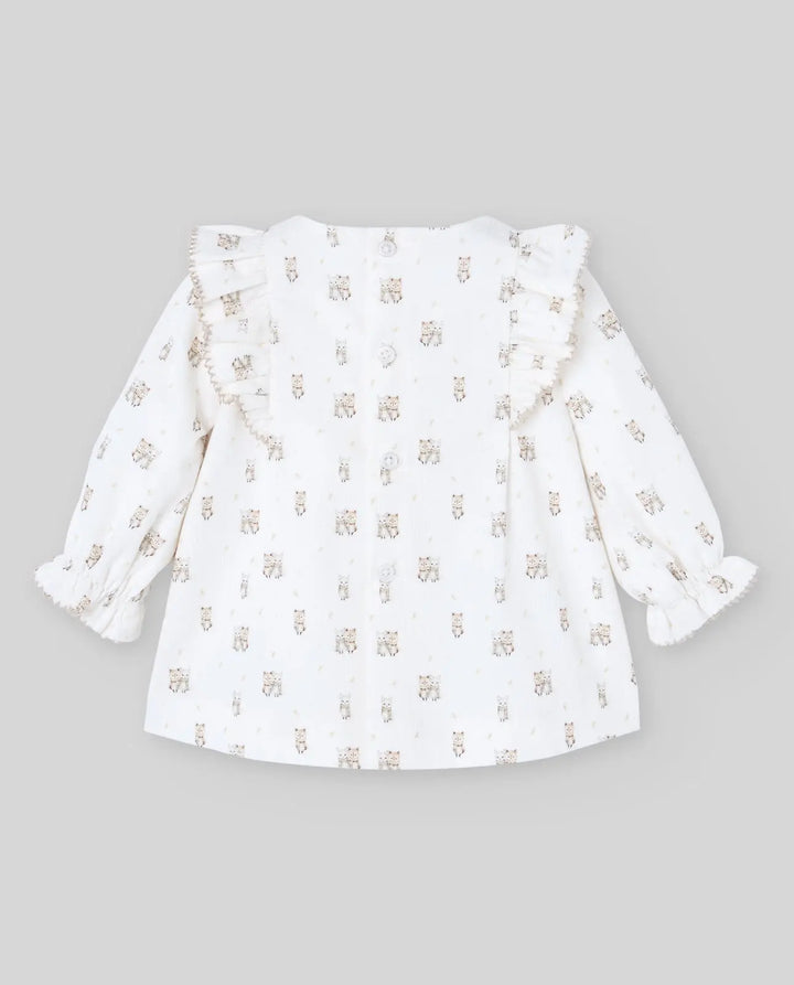 Blue Almonds Ltd Baby Girls Woven Dress & Bloomers Set Mel in Chalk Yellow Paz Rodriguez