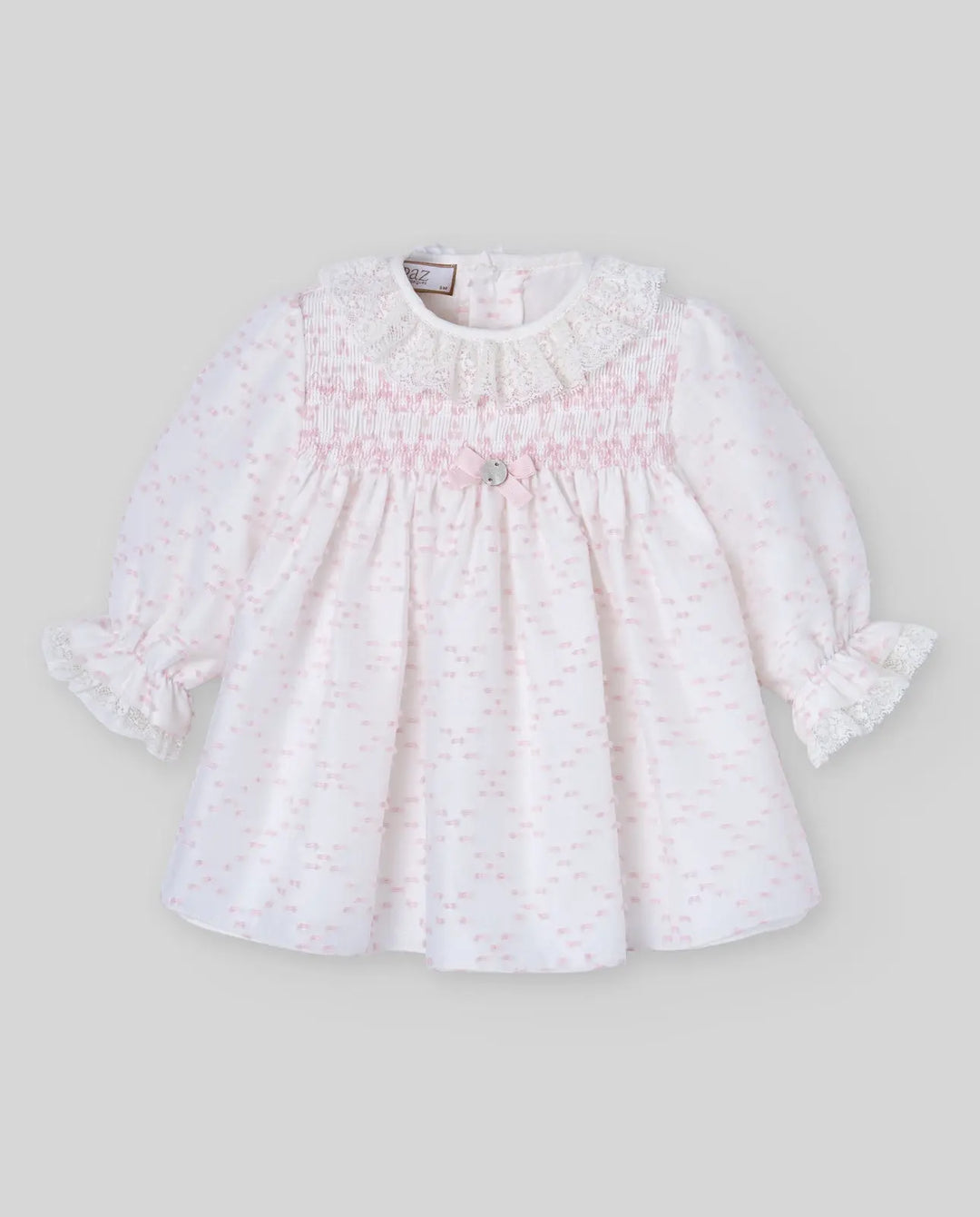 Blue Almonds Ltd Baby Girls Woven Dress & Bloomers Set Nai in Light Pink Paz Rodriguez