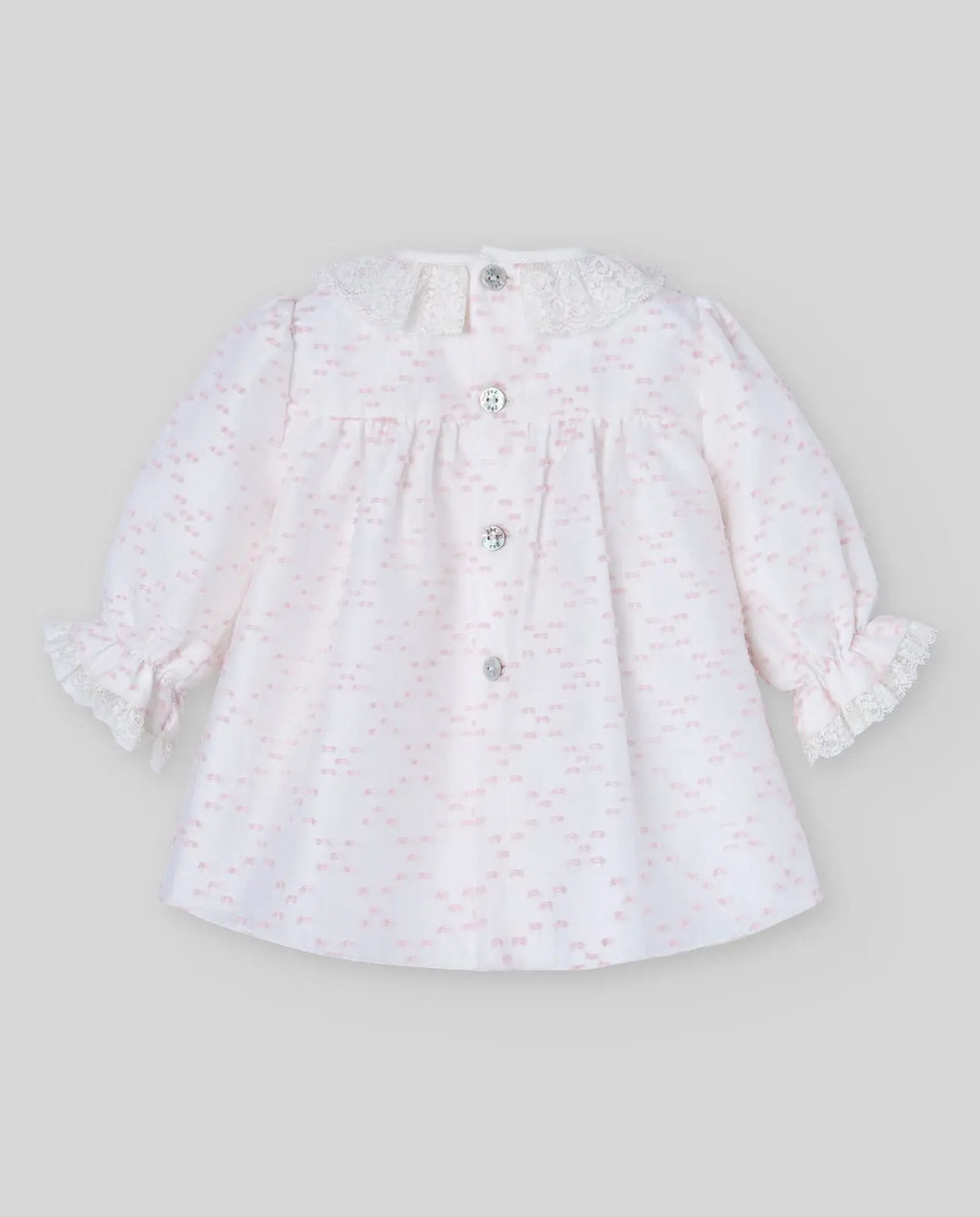 Blue Almonds Ltd Baby Girls Woven Dress & Bloomers Set Nai in Light Pink Paz Rodriguez