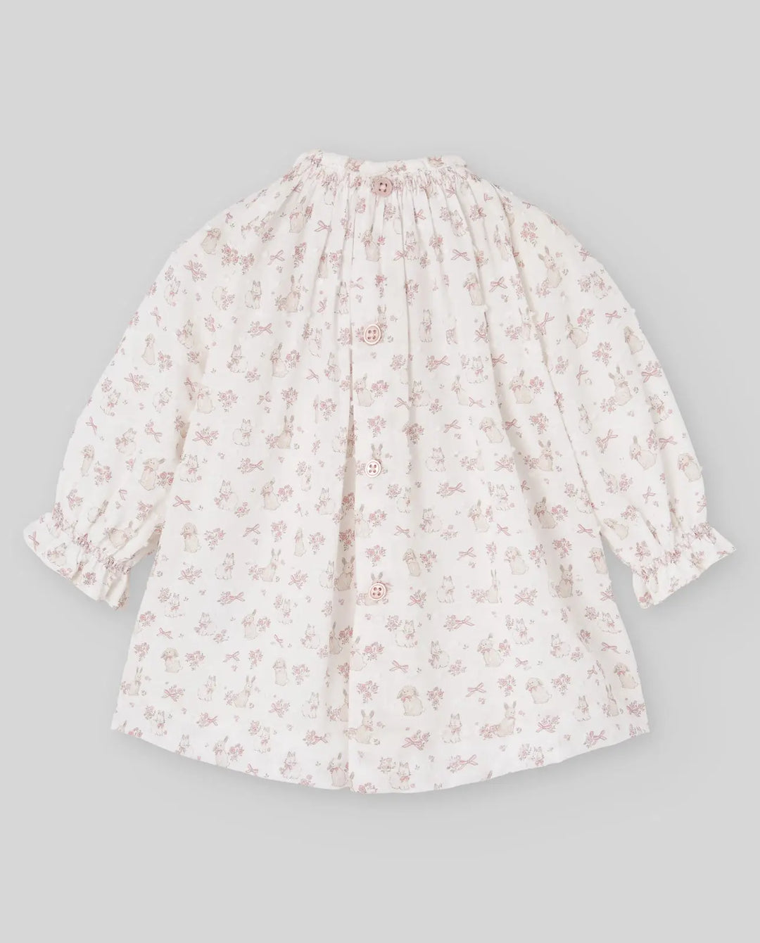 Blue Almonds Ltd Baby Girls Woven Dress & Bloomers Set Val in Powder Pink Paz Rodriguez