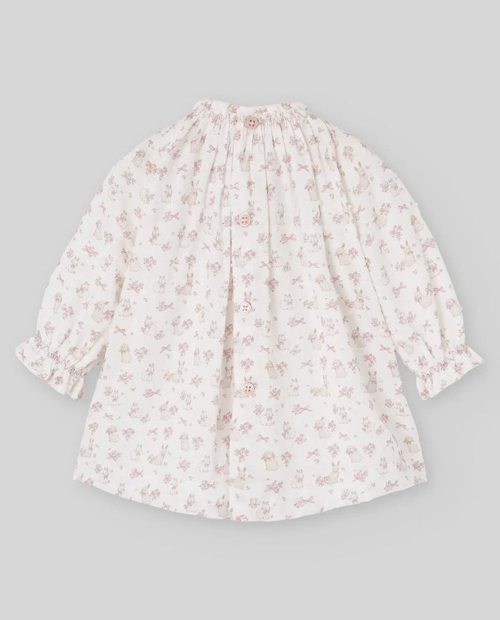 Blue Almonds Ltd Baby Girls Woven Dress & Bloomers Set Val in Powder Pink Paz Rodriguez