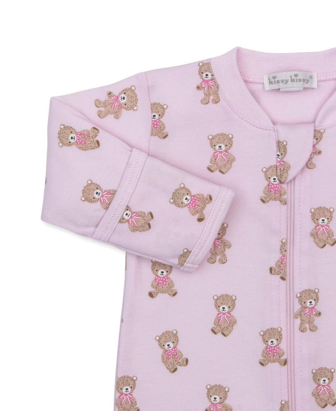 Baby Girls Zip Babygrow - Teddy Bear Club