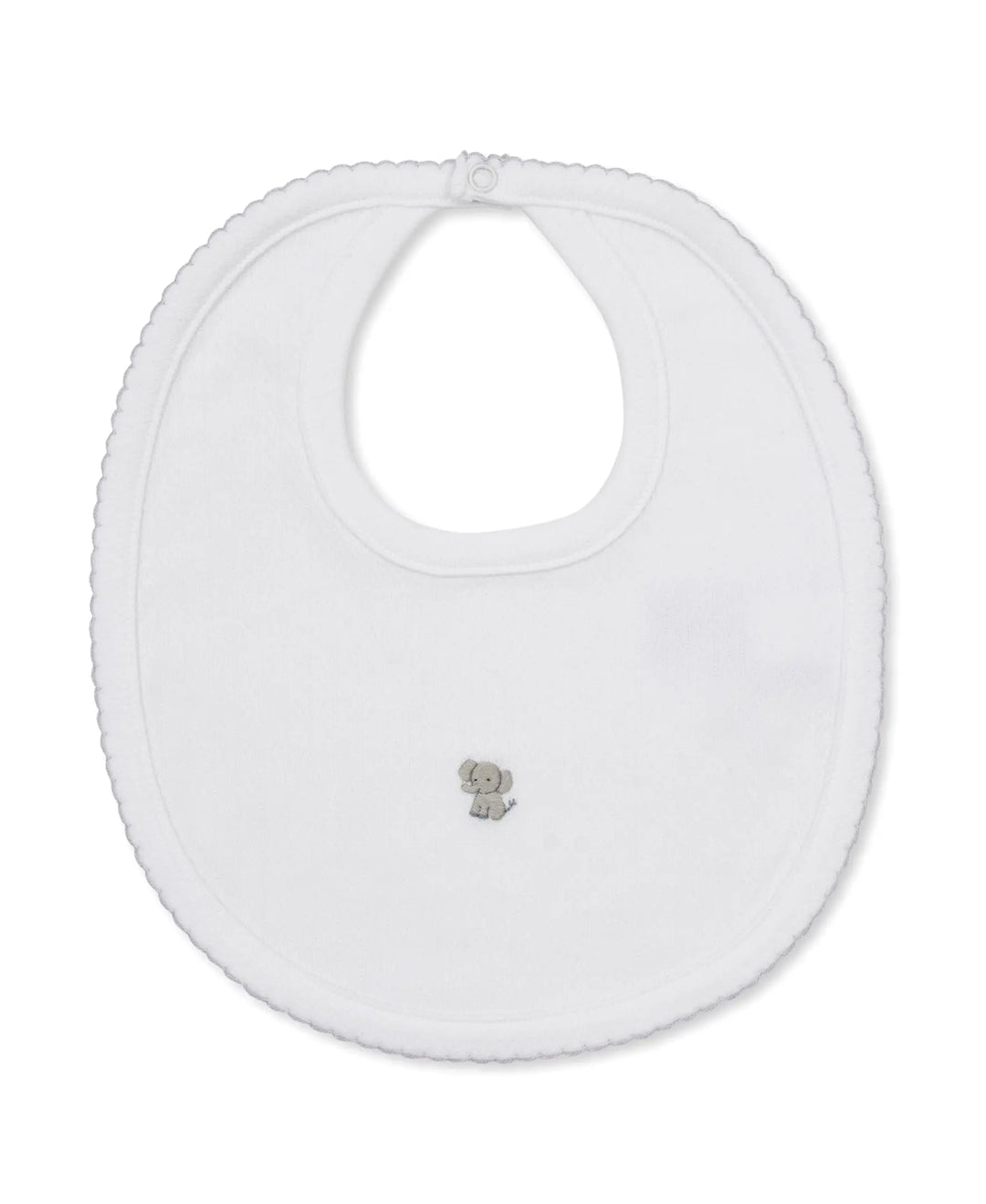 Blue Almonds Ltd Baby Hand Embroidered Bib - Noah's Journey Kissy Kissy