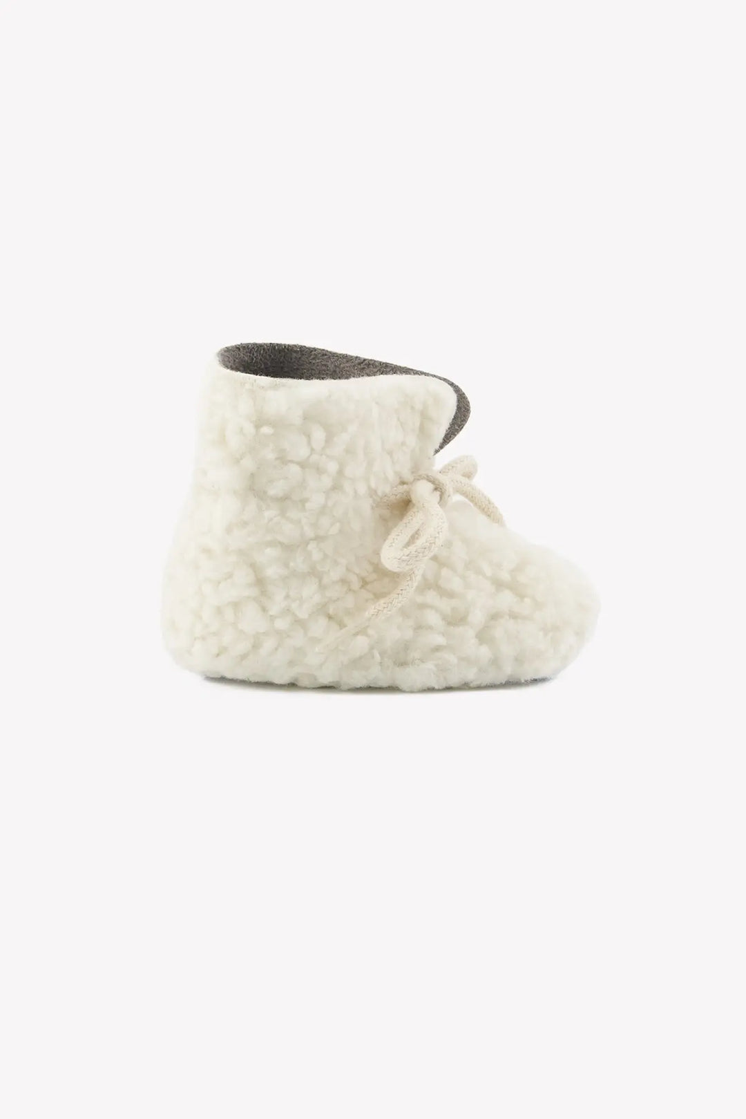 Blue Almonds Ltd Baby Ivory Faux Fur Booties Tartine et Chocolat
