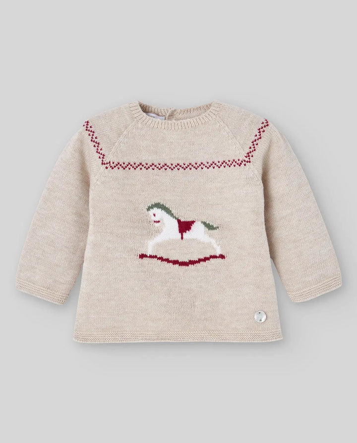 Baby Knitted Jumper & Leggings Set Nadal in Sand