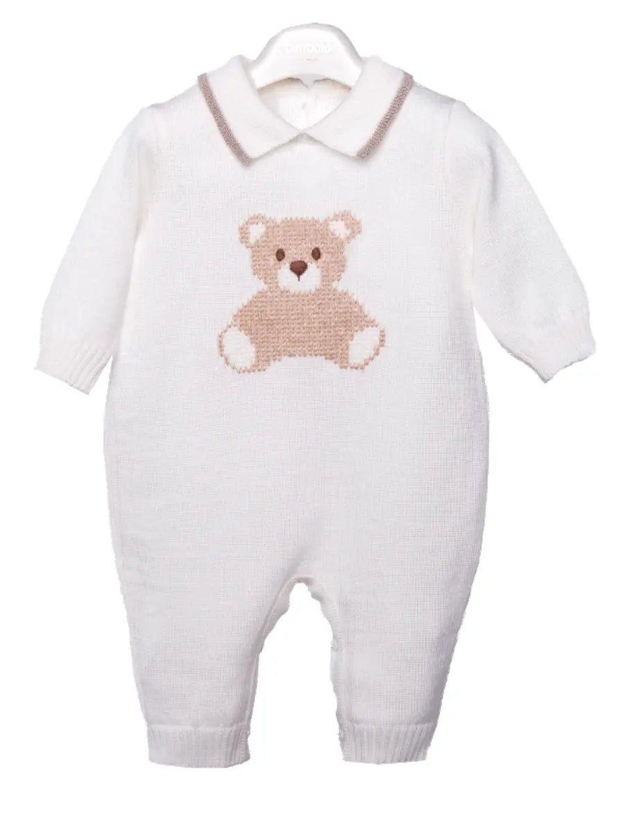 Blue Almonds Ltd Baby Knitted Wool Teddy Bear Set Bimbalo