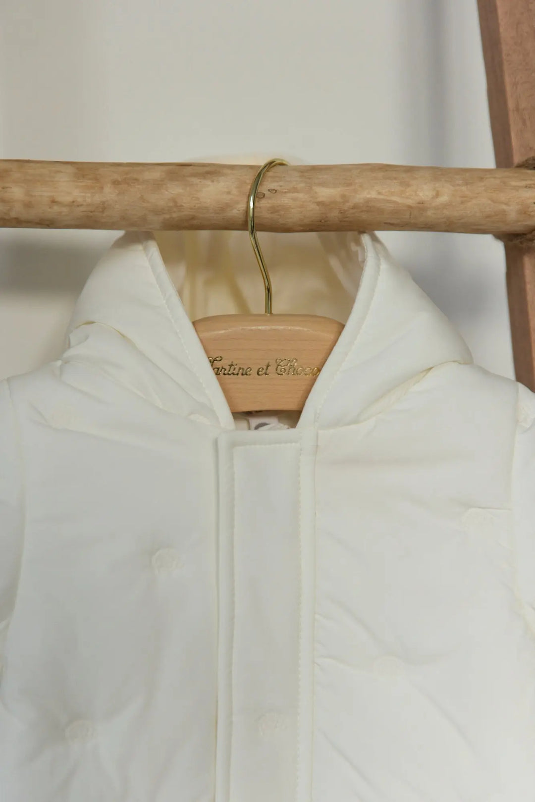 Blue Almonds Ltd Baby Milky White Pramsuit Tartine et Chocolat