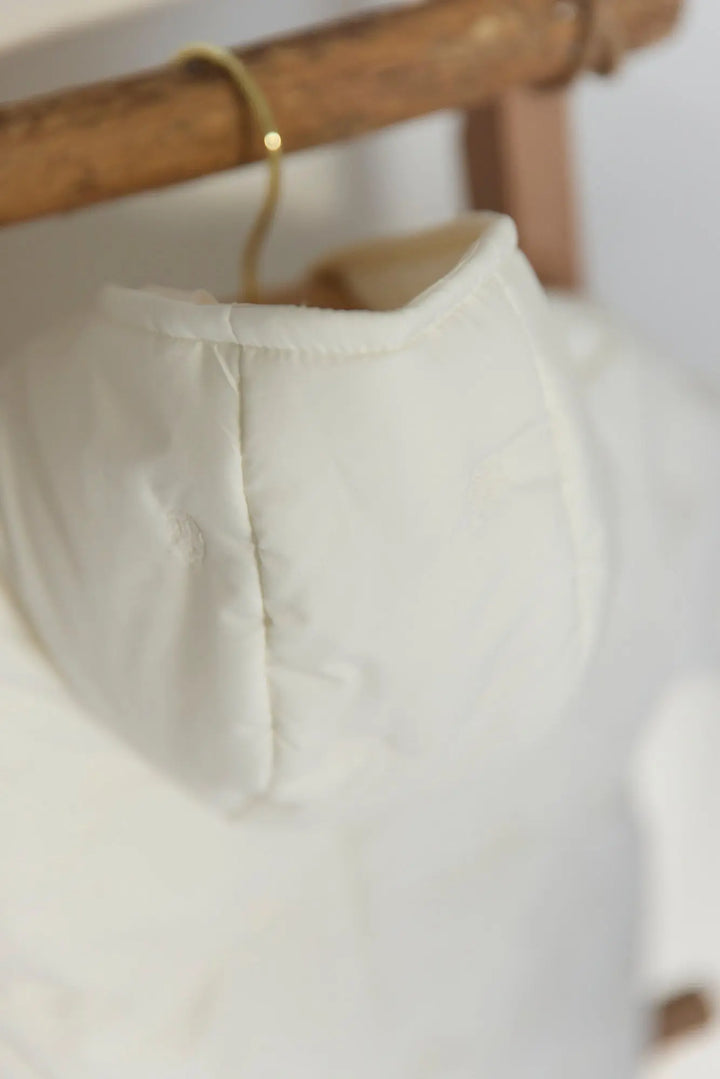 Blue Almonds Ltd Baby Milky White Pramsuit Tartine et Chocolat