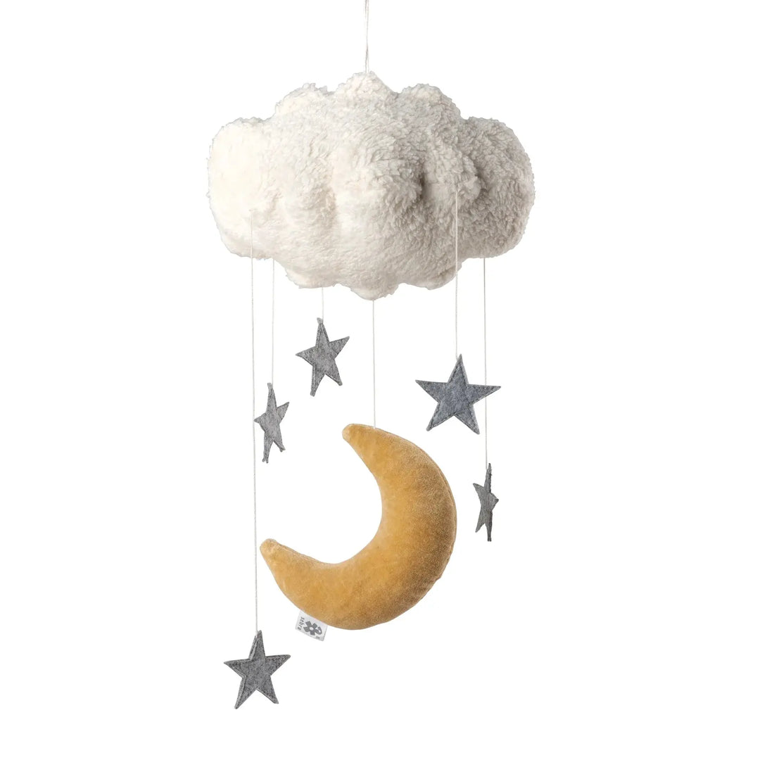 Blue Almonds Ltd Baby Mobile - Moon and Stars Sebra