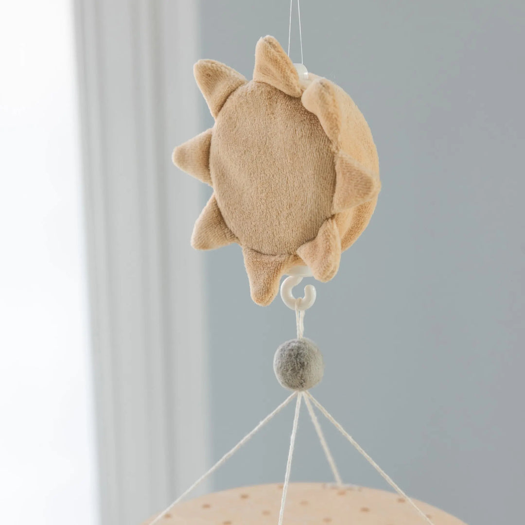 Blue Almonds Ltd Baby Musical Mirror Mobile - Woodland Sebra