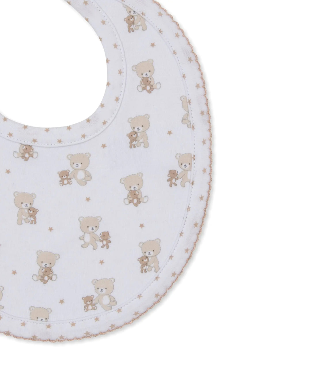 Baby Reversible Bib - Teddy Bear Love