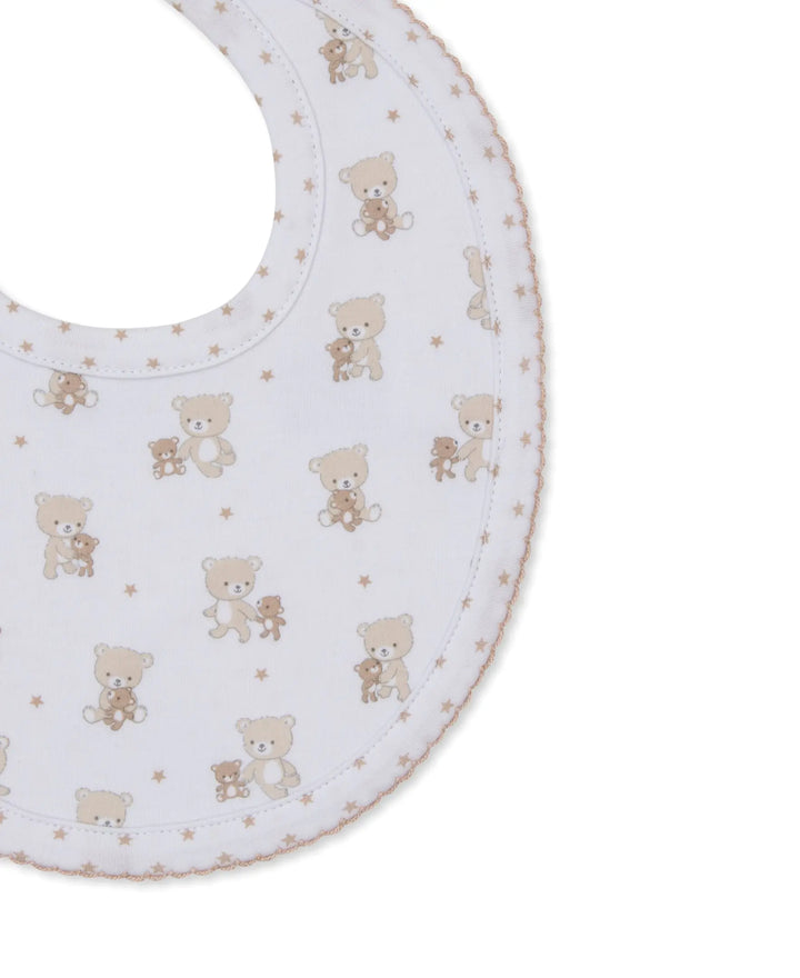 Baby Reversible Bib - Teddy Bear Love